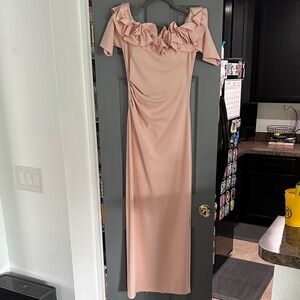 Elegant Pink formal dress Dillards XSCAPE size 6